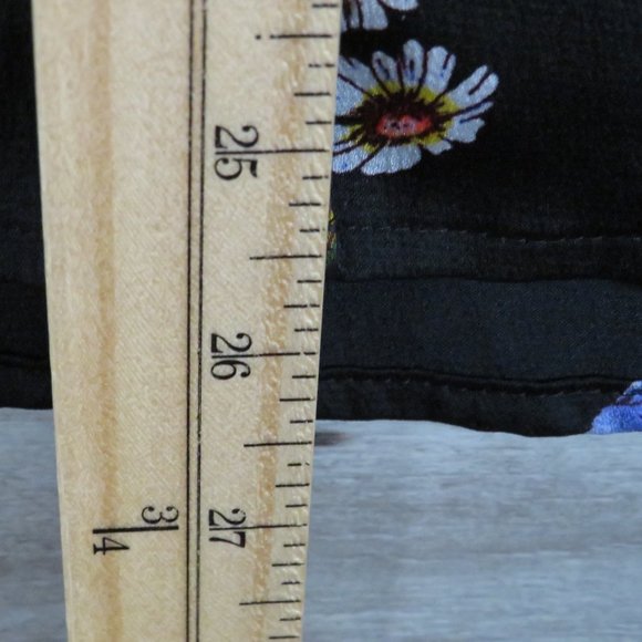 Express* Women's Long Sleeve Button Down High/Low Curved Hem Blouse~Slim Size SP - Picture 7 of 10